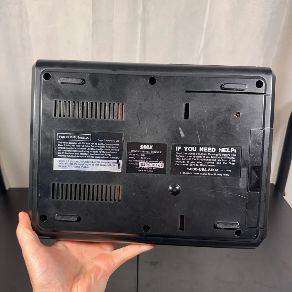 Sega Genesis 16-Bit Black Console